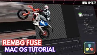 Thumbnail: How to install Rembg Fuse plugin in DaVinci Resolve | macOS Tutorial