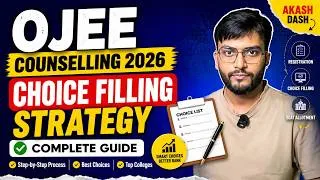 Thumbnail: OJEE Counselling 2026 Choice Filling Strategy | Complete Guide