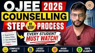 Thumbnail: OJEE Counselling 2026 Step By Step Process | Every Student Must Watch