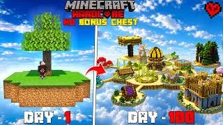 Thumbnail: Can I Beat Minecraft SKYBLOCK in 100 Days Without a BONUS Chest ?