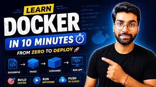 Thumbnail: The Only Docker Tutorial You Need | Build Run & Push a React App
