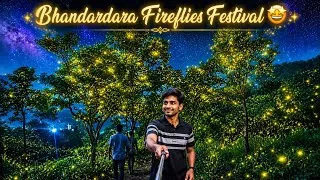 Thumbnail: Bhandardara Fireflies  लाखों जुगनुओं वाला जादुई जंगल 😍 #bhandardara #bhandardarafireflies