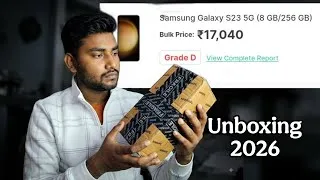 Thumbnail: Samsung Galaxy S23 in just Rs 17200 🤫Cashify super sale 2026 unboxing