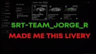 Thumbnail: SRT-Team_Jorge_R Made Me My Own Livery! Thankyou ⛽🏁😼