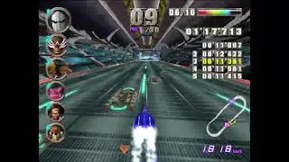 Thumbnail: F-Zero GX Unleashed 5.0 - Practice Mode race against enhanced AI, with Boost Disabled Lap 1