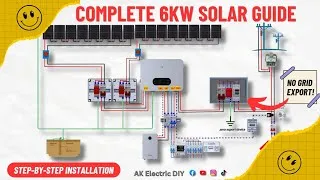 Thumbnail: GoodWe 6kW Hybrid Solar System Complete Installation Guide | AIKO 660W | Zero Export Pakistan