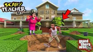 Thumbnail: Franklin Escape From Scary Teacher 3D School by Digging in GTA 5! SHINCHAN GTA 5 VIDEO