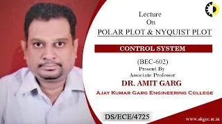 Thumbnail: POLAR PLOT & NYQUIST PLOT | CONTROL SYSTEM | LECTURE 01 BY DR. AMIT GARG | AKGEC