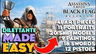 Thumbnail: How To Get Dilettante Achievement (Step-by-Step Guide) - Assassin's Creed Black Flag Resynced