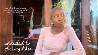 Thumbnail: I was performing for likes in my self-care routine