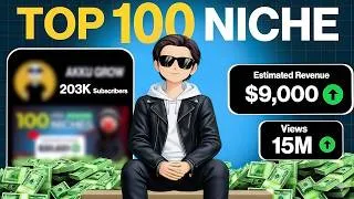 Thumbnail: Top 100 Faceless channel IDEAS for 2026 || Don't Quit