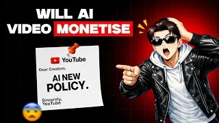 Thumbnail: YouTube AI Content Policy Explained | Will AI Videos Be Monetized? 