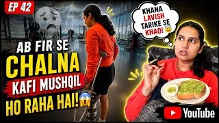 Thumbnail: AB FIR SE CHALNA KAFI MUSHKIL HO RAHA HAI! 😱| Physiotherapy in USA 🇺🇸| Surgery Recovery Vlog | EP 42