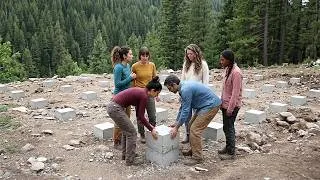 Thumbnail: Friends Build a Wood Cabin in Forest in 10 Minutes – TIMELAPSE | Start to Finish by @jeffreywaldman