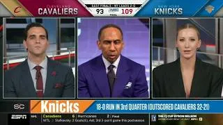 Thumbnail: "Knicks will win it all!" - Stephen A. Smith reacts to Josh Hart dominate Spida & Cavaliers in Gm 2