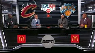 Thumbnail: Full Inside The NBA | Charles & Shaq reacts to Josh Hart cooks Harden as Knicks go up 2-0 vs. Cavs