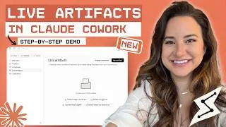 Thumbnail: Claude Cowork's New Live Artifacts: A Step-by-Step Demo