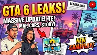 Thumbnail: UNLOCKING THE SECRETS: ALL THE GTA 6 GAMEPLAY LEAKS EXPLAINED! 🗺️