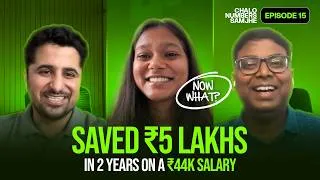 Thumbnail: She Saved ₹5 Lakhs on a ₹44K Salary, Now we Planned her Journey to ₹1 Crore.