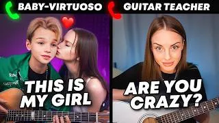 Thumbnail: BABY-VIRTUOSO and his ADULT GIRLFRIEND - Shock Guitar Teachers