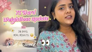 Thumbnail: I Did 75 HARD for 30 Days… Here’s What Happened 😳 | Weight Loss Update + Mistakes I Made