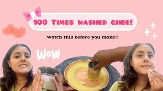 Thumbnail: 100 times washed ghee moisturiser 🧈💯 || detailed tutorial step by step
