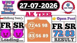 Thumbnail: 27/07/2026 Shillong Teer Target Number | Educational Purpose Analysis Only | AKTEER