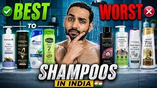 Thumbnail: Worst to Best Shampoos for Men in India 2026 | 10 Shampoos Ranked Honestly | ANKIT TV