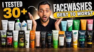 Thumbnail: I Ranked 30+ Face Washes From S-Tier to F-Tier | Best & Worst Face Washes for Men | ANKIT TV