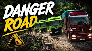 Thumbnail: HINO TRUCK BUT THE ROAD IS DANGEROUS - BeamNG.drive