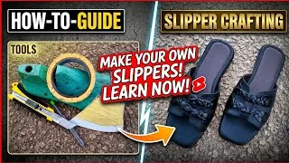 Thumbnail: How to Make Leather Slippers at Home | Step-by-Step DIY Tutorial 🛠️✨