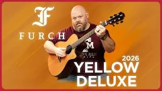 Thumbnail: What's New For Furch Deluxe Guitars in 2026? Yellow Deluxe Gc-CR a Review & Demo