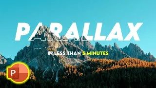 Thumbnail: How to Put Text Behind Objects in PowerPoint (Easy Tutorial + Parallax Effect!)
