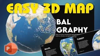 Thumbnail: NEXT LEVEL! Moving 3D World Map Presentation in PowerPoint