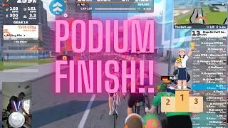Thumbnail: Podium Finish!! Zwift Game Bonus Stage 6B Crit Cade!
