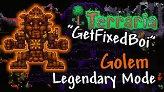 Thumbnail: Golem Boss Fight // Get Fixed Boi Legendary Master Mode // Terraria