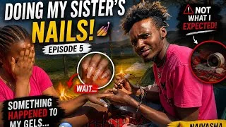 Thumbnail: Ep 5| I Did My Sister’s Nails at Our Campsite… Then Something Happened to My Gels 😳💅🏾 |