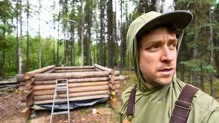 Thumbnail: Building A Tiny Log Cabin With ZERO Experience || Alaska