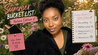 Thumbnail: Cozy Summer Bucket List | Nature Edition 🌿 | Part 1
