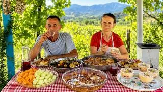 Thumbnail: Bukë me Lajthi & Traditional Summer Dishes 🌰🍅🇦🇱 The Ultimate Albanian Village Feast!