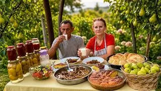 Thumbnail: Dardha në Kavanoz 🍐🇦🇱 The Traditional Albanian Way to Preserve Fresh Pears!