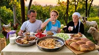 Thumbnail: Vizita e Gjyshes dhe Byrek i Shtëpisë | Albanian Village Life 👵🥧🇦🇱