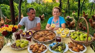 Thumbnail: Qull Pule & Fresh Garden Veggies 🐔🥕🇦🇱 The Ultimate Albanian Village Comfort Food!