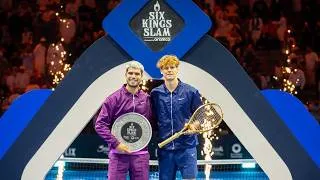 Thumbnail: Sinner overpowers Alcaraz in final to retain Six Kings Slam title!