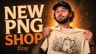 Thumbnail: The EXACT System to Sell AI Art PNGs on Etsy While You Sleep