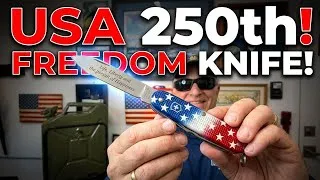 Thumbnail: 🇺🇸🇺🇸 Knife Built for Americans: USA 250th Anniversary Swiss Army Knife  #usa250 #freedom