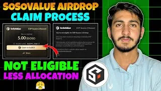 Thumbnail: Sosovalue Airdrop season 2 claim | Sosovalue airdrop not eligible | Crypto Airdrop Updates