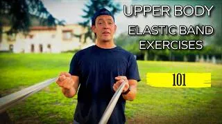 Thumbnail: Full Upper Body Workout with a Resistance Band (Shoulders, Arms, and Back)