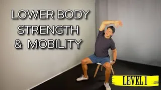 Thumbnail: Lower Body Strength and Mobility Routine for Beginners | Level 1 Follow Along