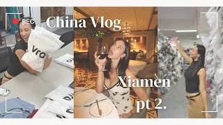 Thumbnail: I finally saw where my activewear brand, vra, is made ?!? China vlog pt 2. 🥟⭐️🇨🇳